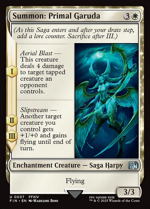 Summon: Primal Garuda — NM Foil [Final Fantasy]