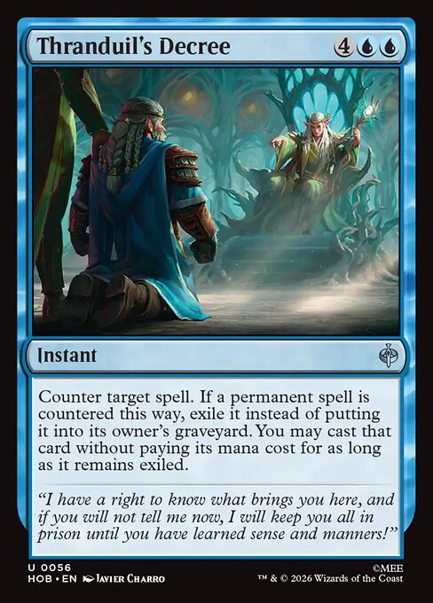 Thranduil's Decree — NM Foil [The Hobbit]