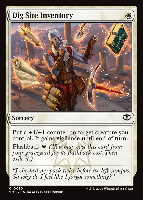 Dig Site Inventory — NM Foil [Secrets of Strixhaven]