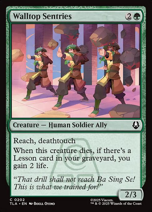 Walltop Sentries — NM Foil [Avatar: The Last Airbender]