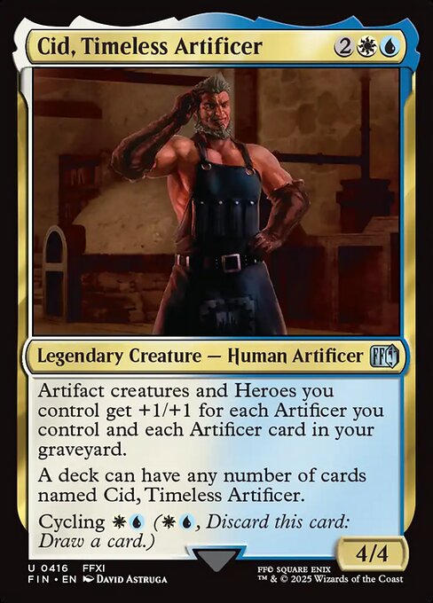 Cid, Timeless Artificer — NM [Final Fantasy]