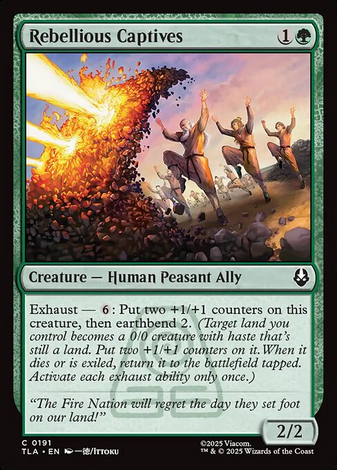 Rebellious Captives — NM Foil [Avatar: The Last Airbender]