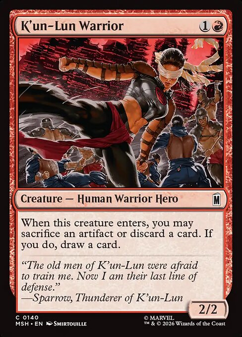 K'un-Lun Warrior — NM [Marvel Super Heroes]