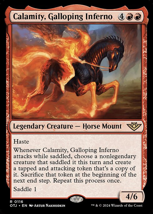 Calamity, Galloping Inferno — NM [Outlaws of Thunder Junction]