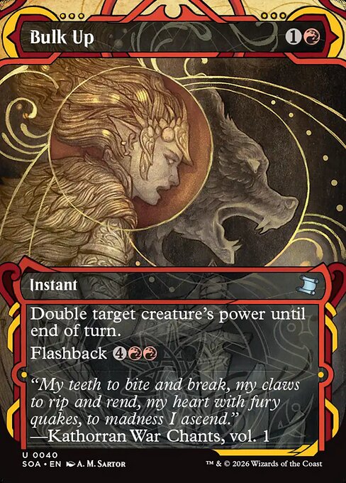 Bulk Up — NM [Secrets of Strixhaven Mystical Archive]