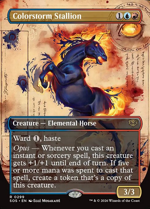 Colorstorm Stallion — NM [Secrets of Strixhaven]