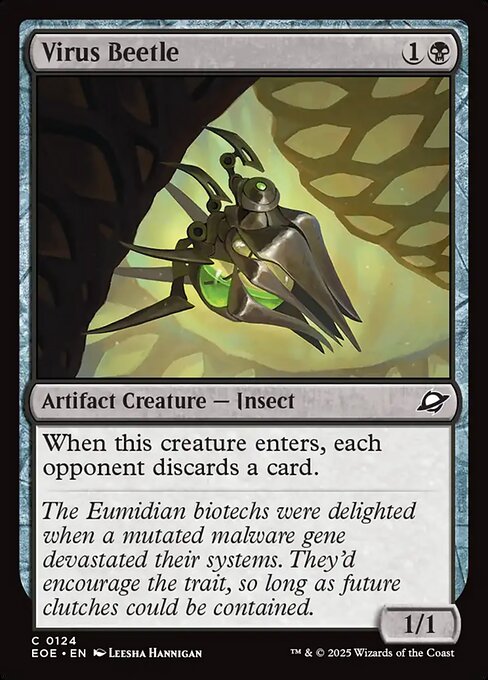 Virus Beetle — NM Foil [Edge of Eternities]