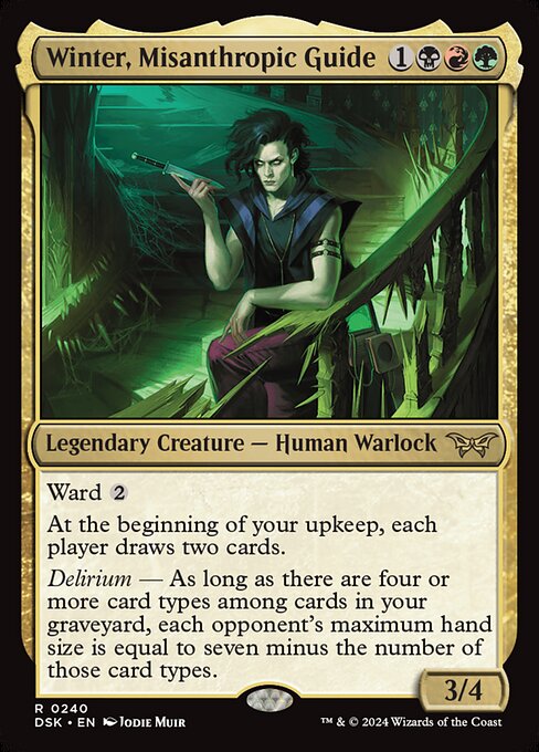 Winter, Misanthropic Guide — NM [Duskmourn: House of Horror]