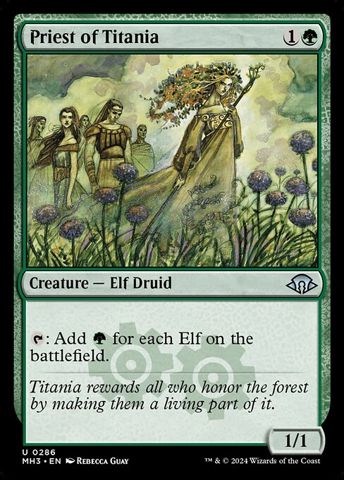 Priest of Titania — NM [Modern Horizons 3]