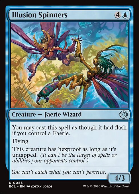 Illusion Spinners — NM Foil [Lorwyn Eclipsed #55]