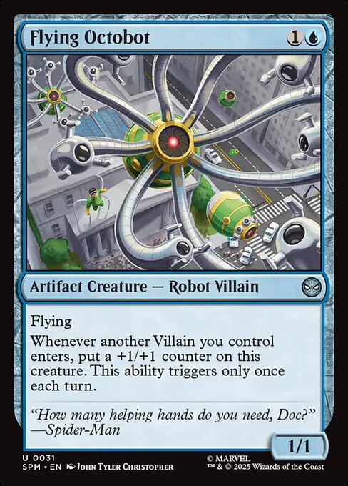 Flying Octobot — NM Foil [Marvel's Spider-Man]
