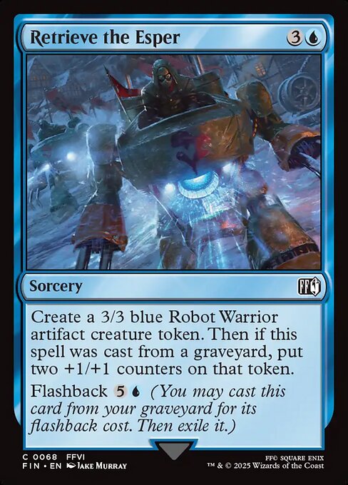 Retrieve the Esper — NM Foil [Final Fantasy]