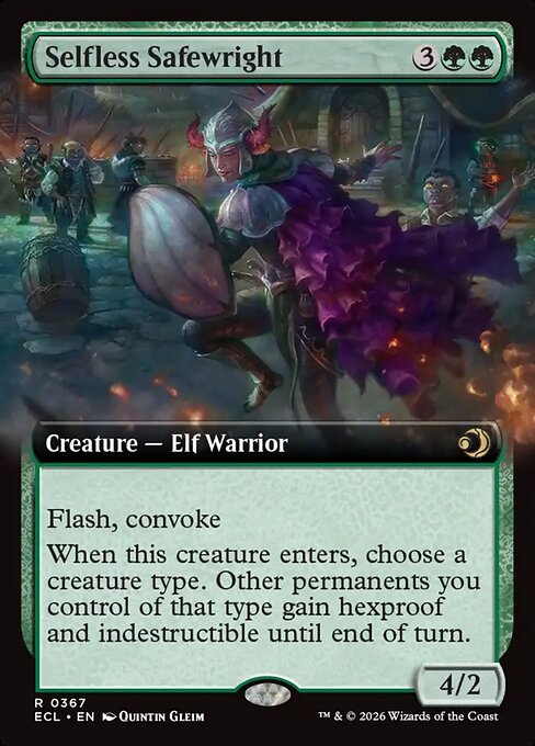 Selfless Safewright — NM [Lorwyn Eclipsed]
