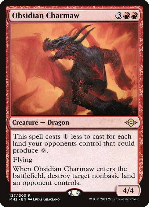 Obsidian Charmaw — NM [Modern Horizons 2]