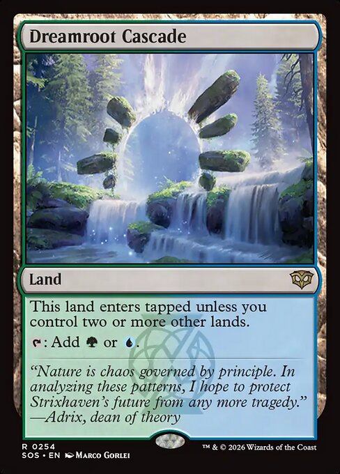 Dreamroot Cascade — NM Foil [Secrets of Strixhaven]