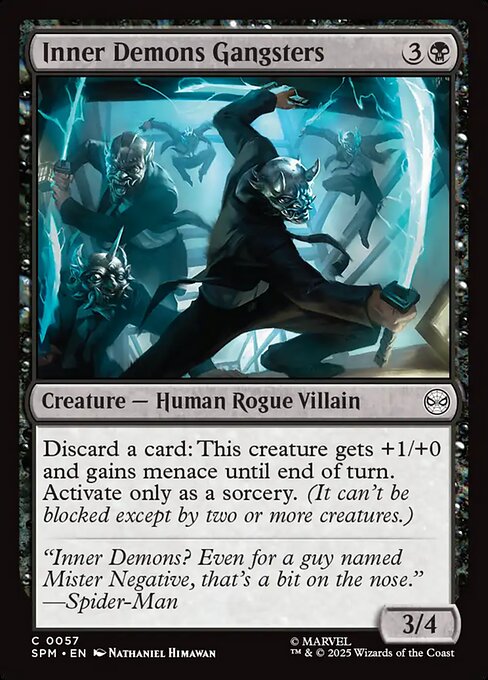 Inner Demons Gangsters — NM Foil [Marvel's Spider-Man]