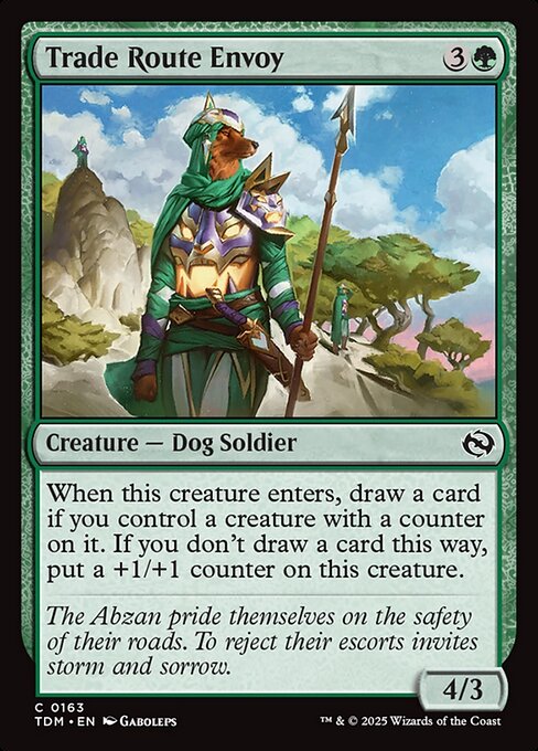 Trade Route Envoy — NM Foil [Tarkir: Dragonstorm]