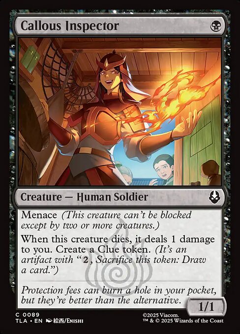 Callous Inspector — NM Foil [Avatar: The Last Airbender]