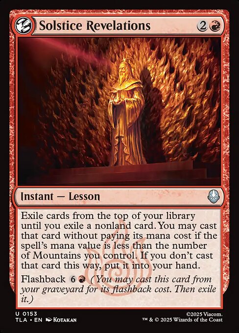 Solstice Revelations — NM Foil [Avatar: The Last Airbender]