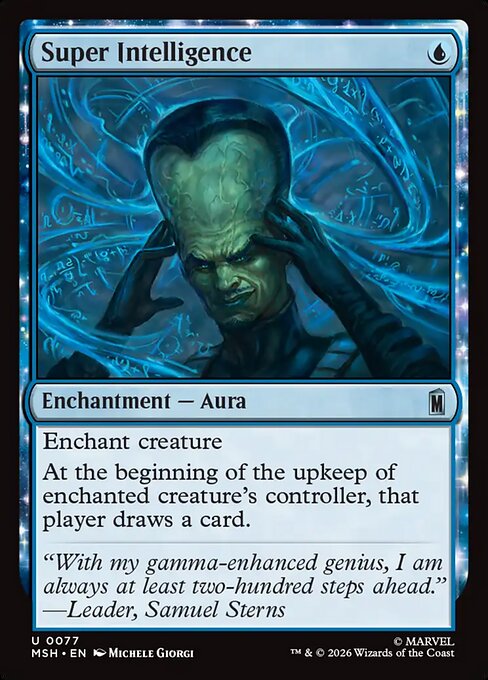 Super Intelligence — NM Foil [Marvel Super Heroes]