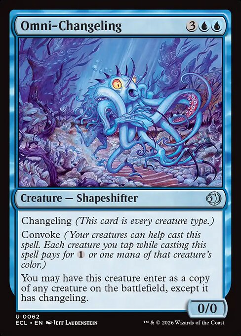 Omni-Changeling — NM Foil [Lorwyn Eclipsed #62]