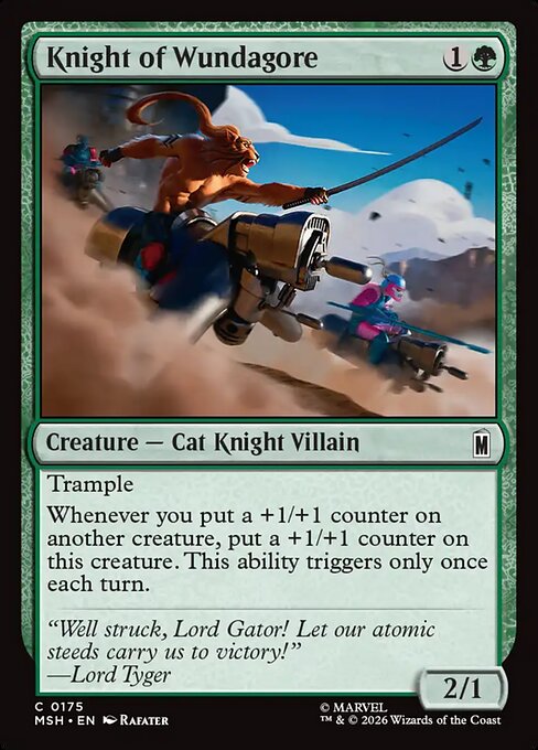 Knight of Wundagore — NM Foil [Marvel Super Heroes]