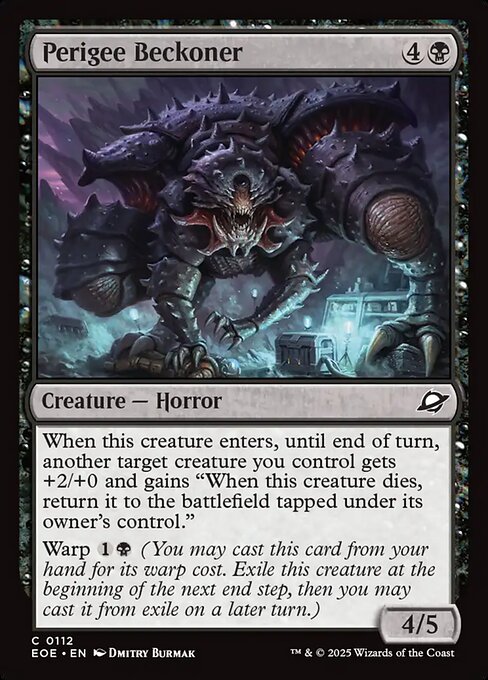 Perigee Beckoner — NM Foil [Edge of Eternities]