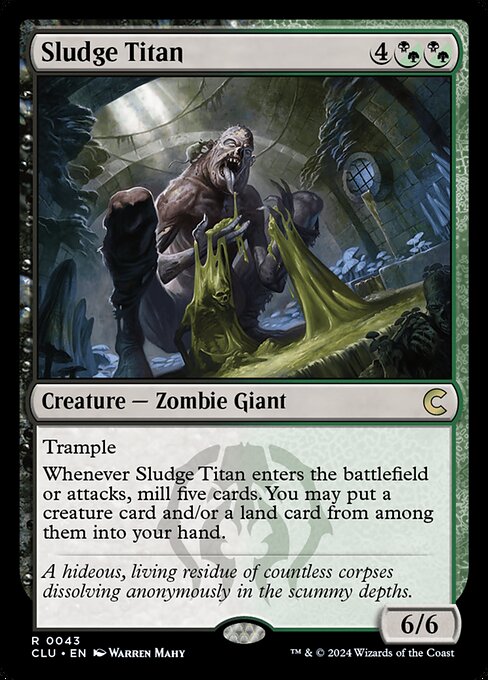 Sludge Titan — NM [Ravnica: Clue Edition]