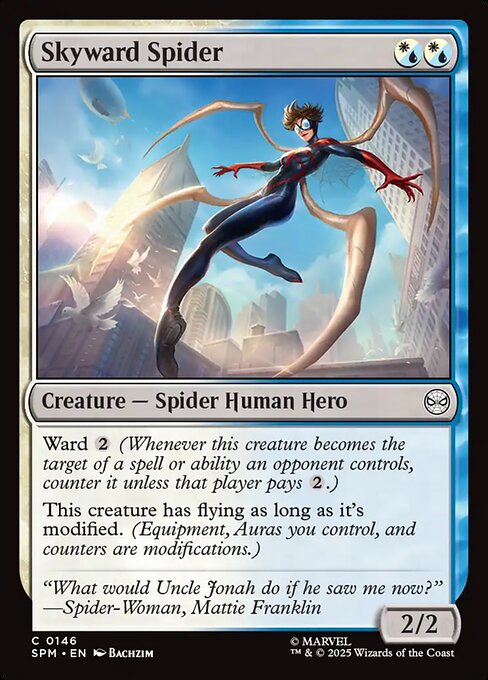 Skyward Spider — NM Foil [Marvel's Spider-Man]