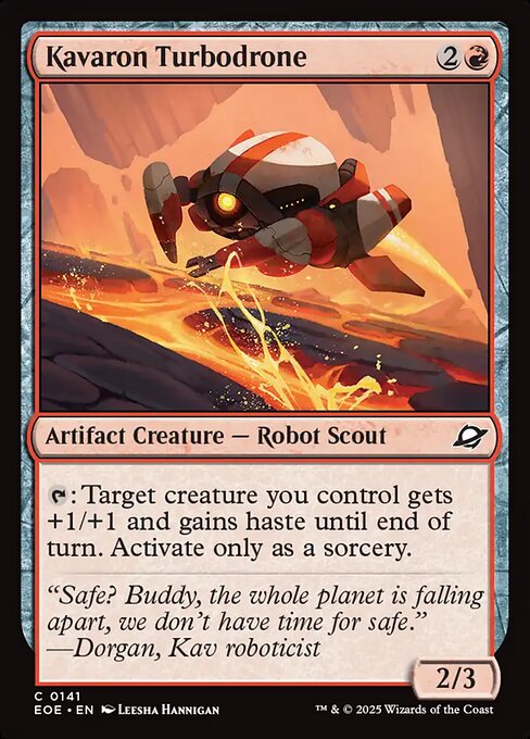 Kavaron Turbodrone — NM Foil [Edge of Eternities]