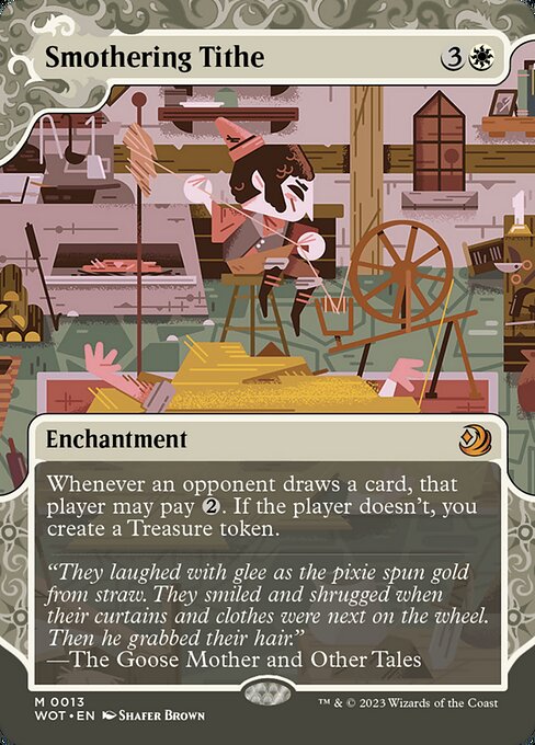 Smothering Tithe — NM Foil [Wilds of Eldraine: Enchanting Tales]