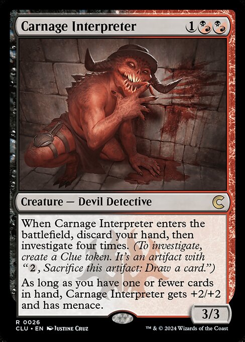 Carnage Interpreter — NM [Ravnica: Clue Edition]