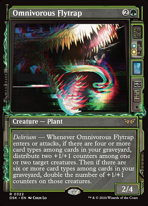 Omnivorous Flytrap — NM [Duskmourn: House of Horror]