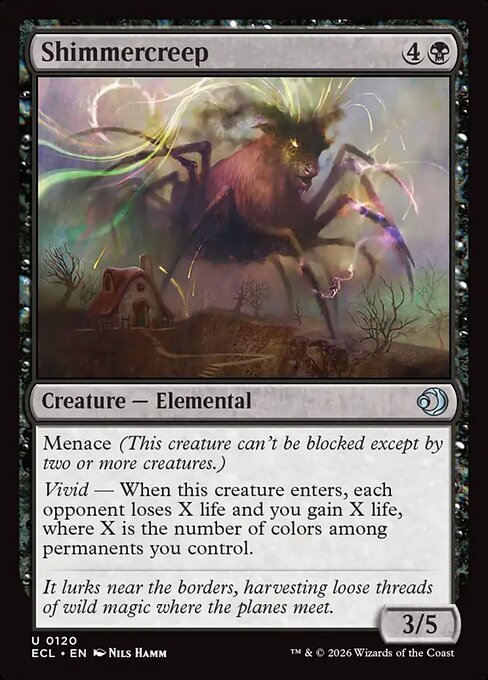 Shimmercreep — NM Foil [Lorwyn Eclipsed #120]