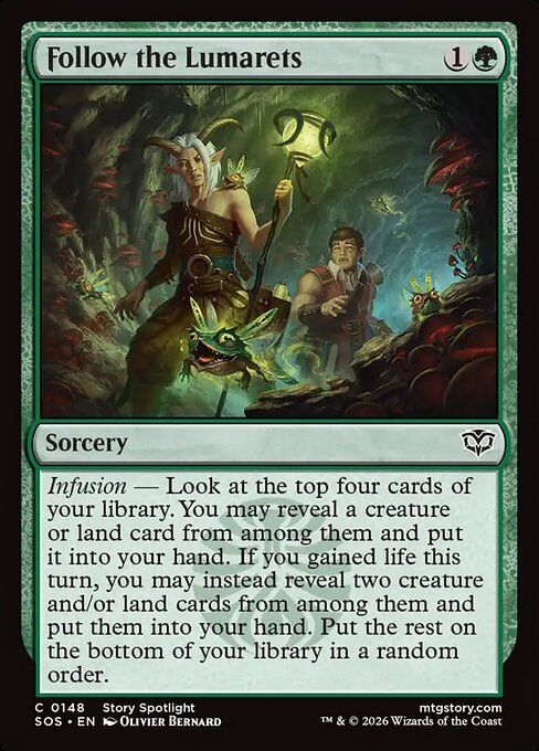 Follow the Lumarets — NM Foil [Secrets of Strixhaven]