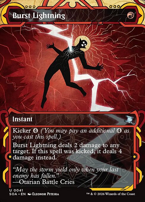 Burst Lightning — NM [Secrets of Strixhaven Mystical Archive]