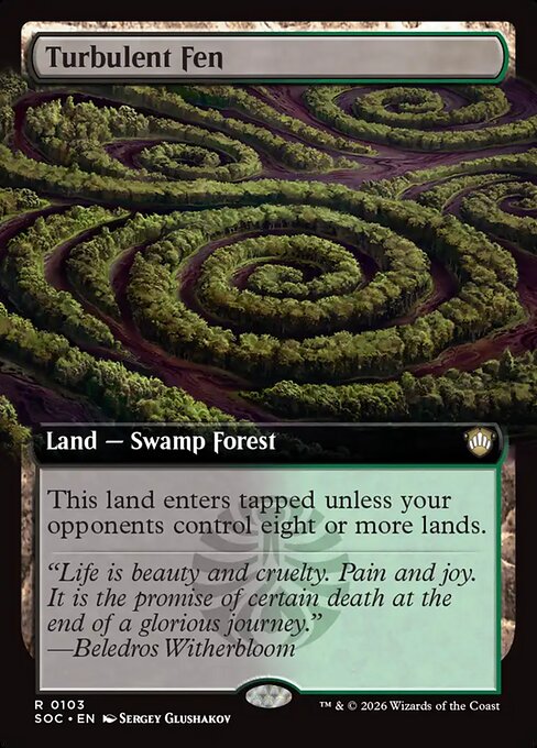Turbulent Fen — NM [Secrets of Strixhaven Commander]