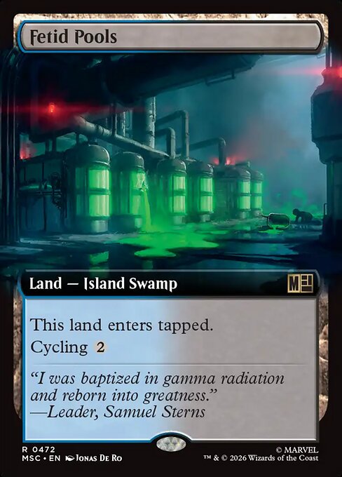 Fetid Pools — NM [Marvel Super Heroes Commander]