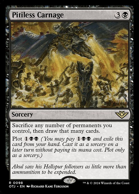 Pitiless Carnage — NM [Outlaws of Thunder Junction]
