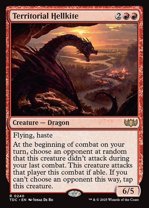 Territorial Hellkite — NM [Tarkir: Dragonstorm Commander]