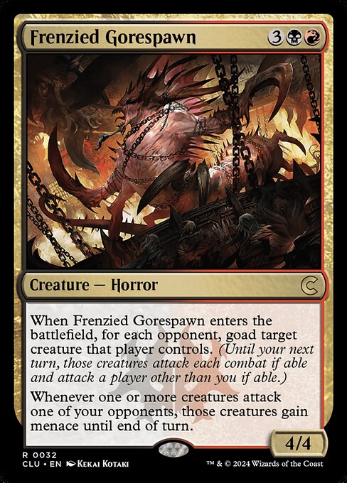 Frenzied Gorespawn — NM [Ravnica: Clue Edition]