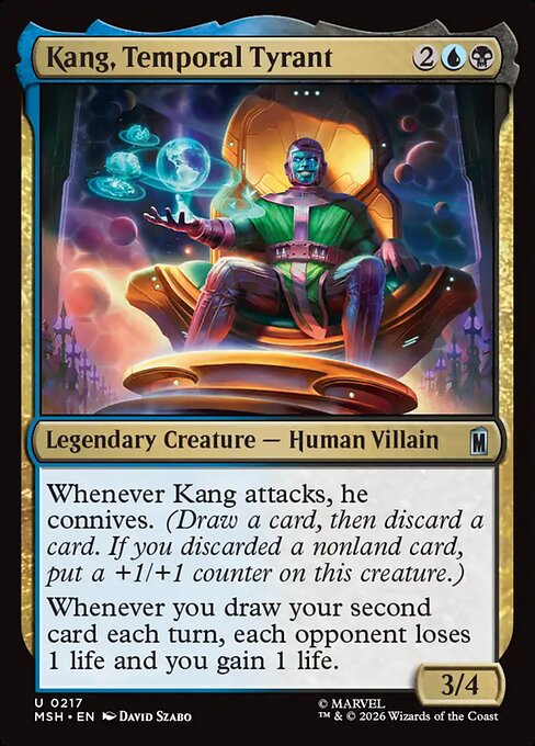 Kang, Temporal Tyrant — NM Foil [Marvel Super Heroes]