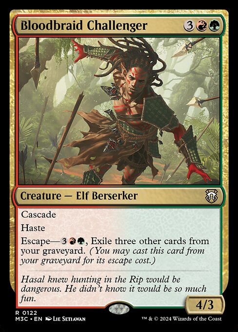 Bloodbraid Challenger — NM [Modern Horizons 3 Commander]