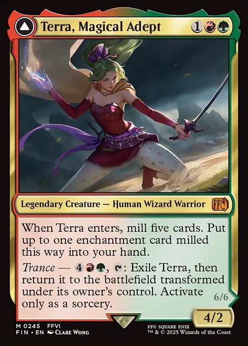 Terra, Magical Adept // Esper Terra — NM [Final Fantasy]