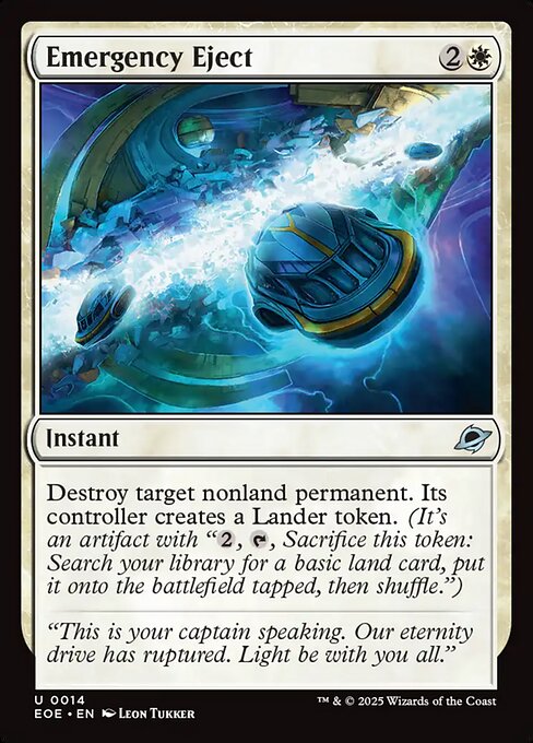 Emergency Eject — NM Foil [Edge of Eternities]