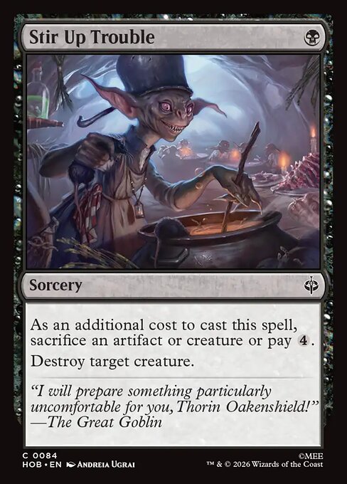 Stir Up Trouble — NM Foil [The Hobbit]