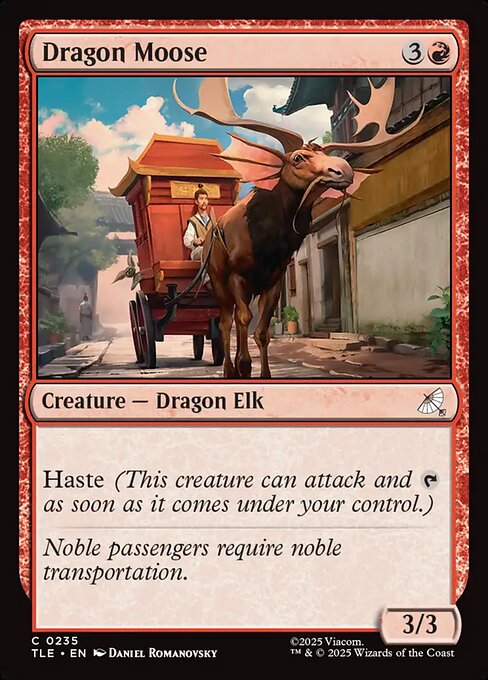 Dragon Moose — NM Foil [Avatar: The Last Airbender Eternal]