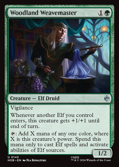 Woodland Weavemaster — NM Foil [The Hobbit]