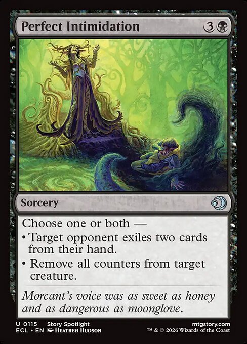 Perfect Intimidation — NM Foil [Lorwyn Eclipsed #115]