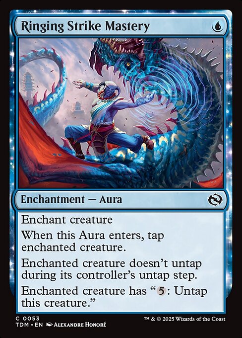 Ringing Strike Mastery — NM Foil [Tarkir: Dragonstorm]